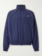 Balenciaga - Logo-Print Cotton-Blend Track Jacket - Blue
