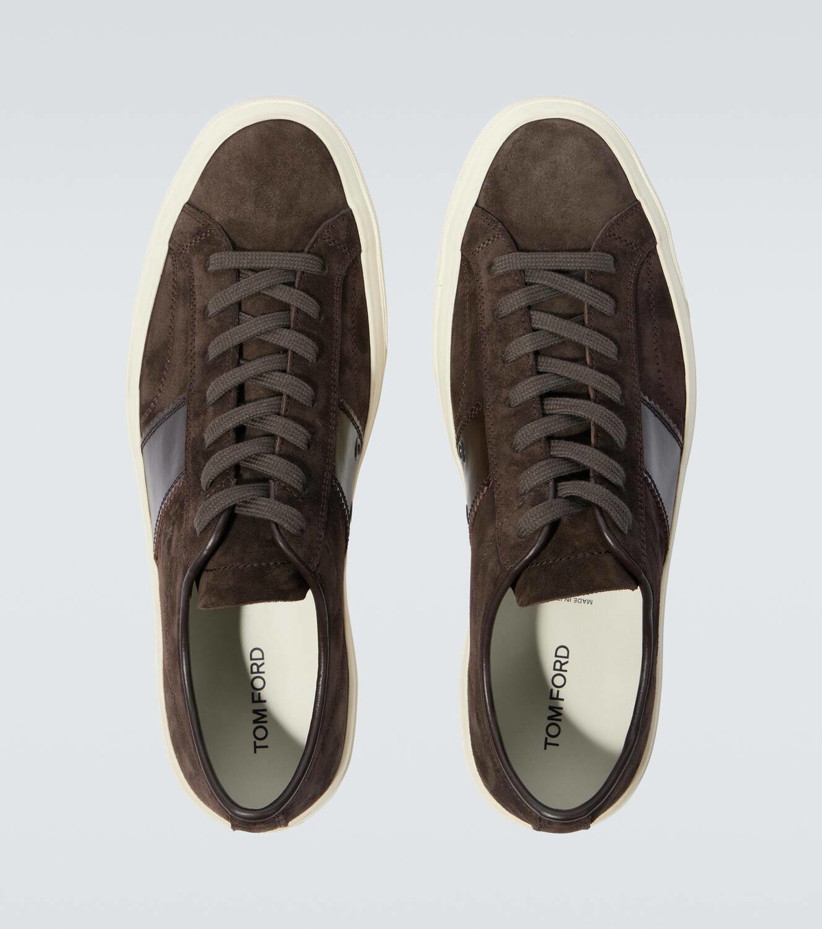 TOM FORD 24SS CAMBRIDGE スエードレザースニーカー TOM FORD Cambridge Sneakers | Blue | FARFETCH