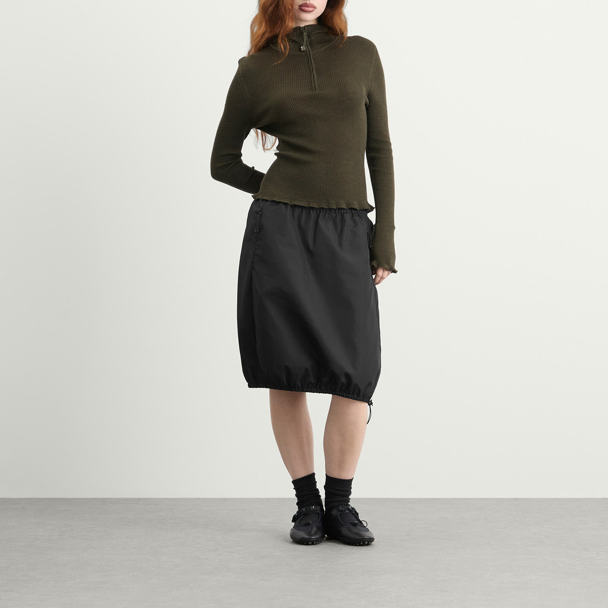 Cecilie Bahnsen Women's Chance Skirt in Black
