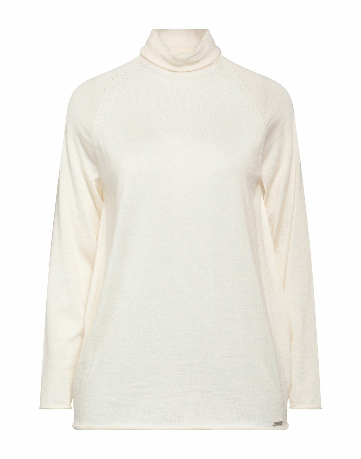 Kiton Womens Turtleneck Ivory