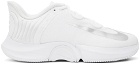 Nike White NikeCourt Air Zoom GP Turbo Sneakers