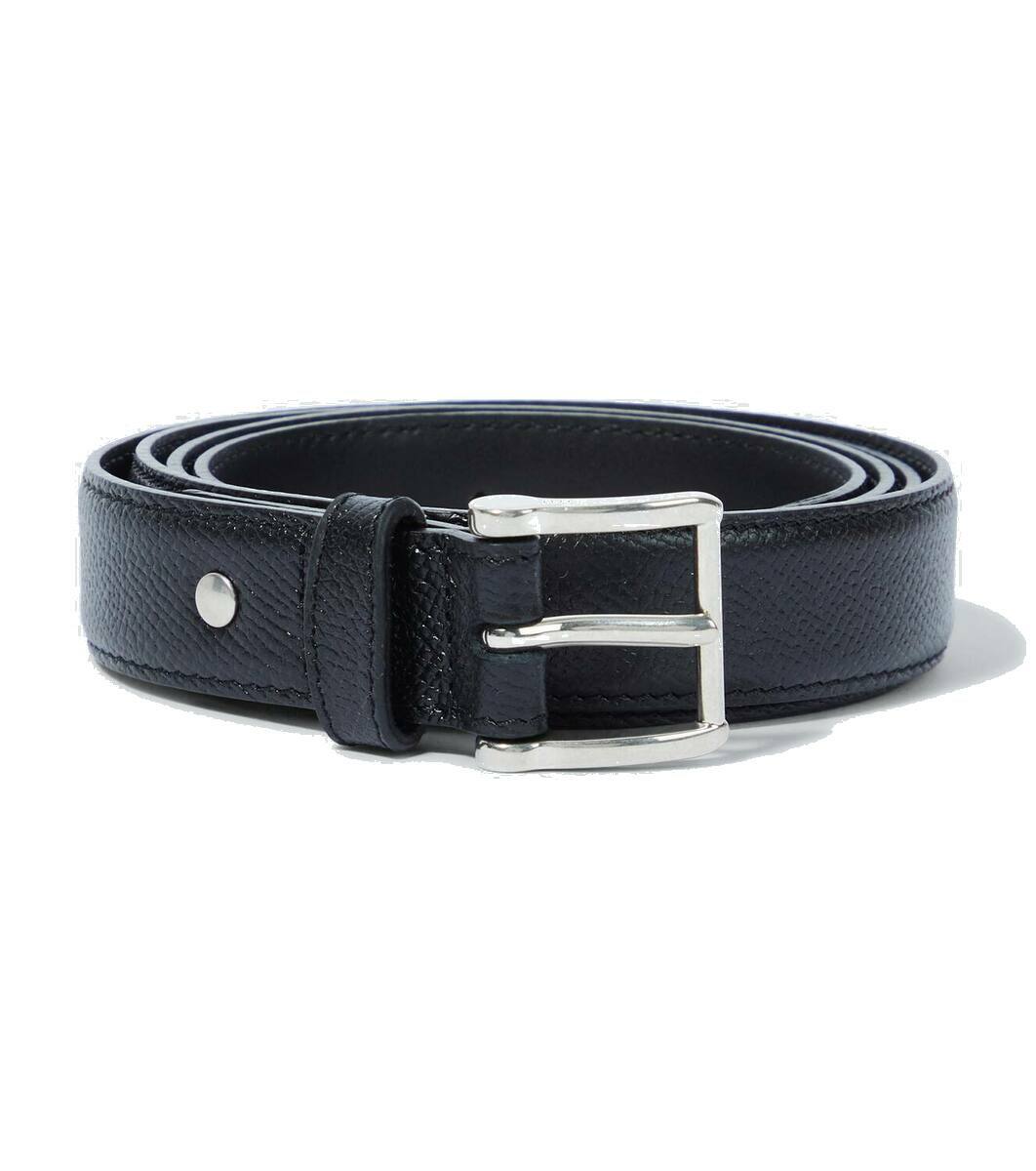 Ami Paris Paris 25mm leather belt AMI