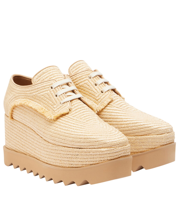 Photo: Stella McCartney Elyse woven platforms