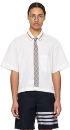 Thom Browne White Button Placket Shirt