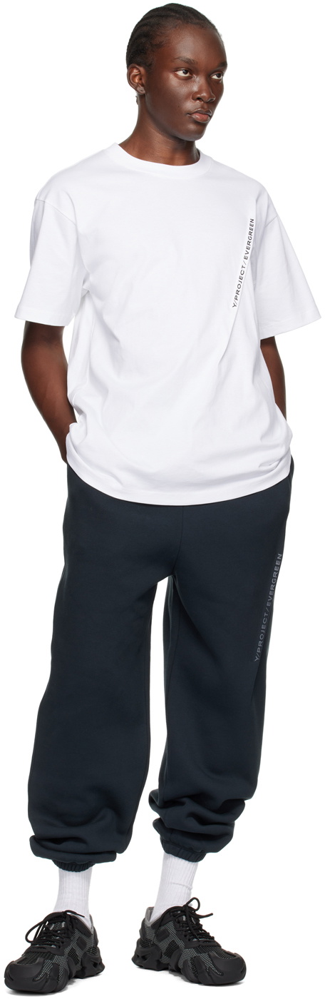 Y/Project White Pinched Logo T-Shirt Y/Project
