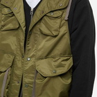 Engineered Garments Men's Field Vest in Olive