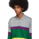 Issey Miyake Men Multicolor Wrinkle Knit Polo