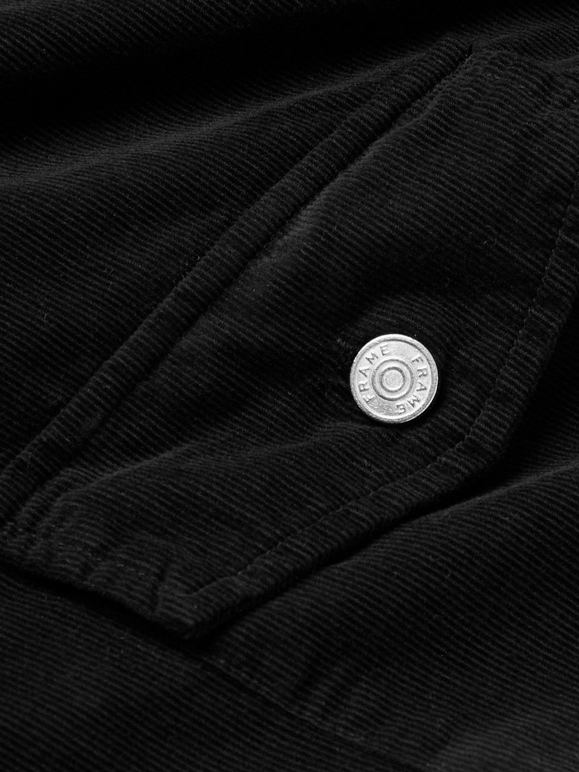 FRAME - Cotton-Corduroy Shirt - Black Frame Denim