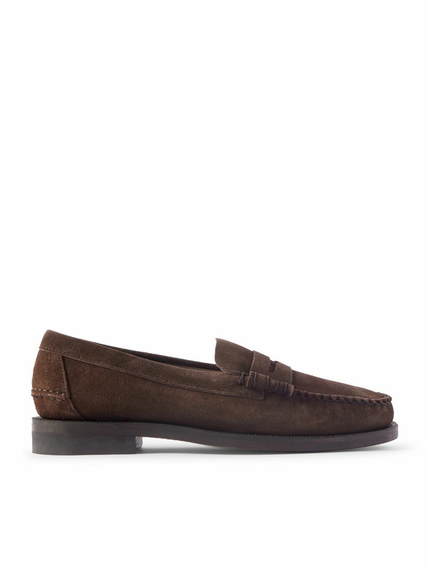 Photo: Sebago - Classic Dan Suede Penny Loafers - Brown