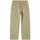 Butter Goods Men's Santosuosso Baggy Denim Jean in Washed Camo