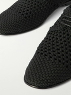 Dolce&Gabbana - Crocheted Derby Shoes - Black