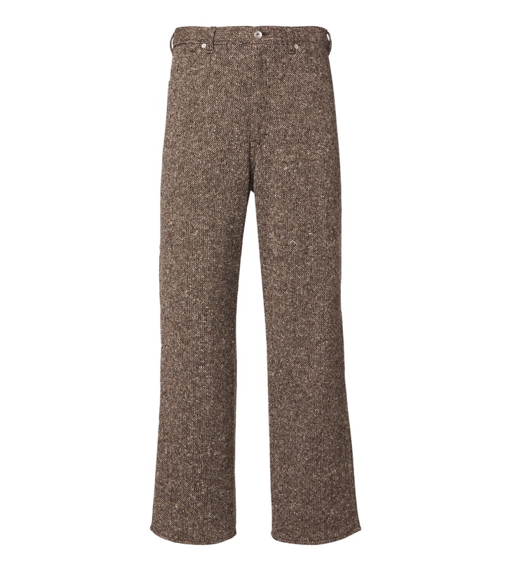 Photo: Auralee Wool tweed wide-leg pants
