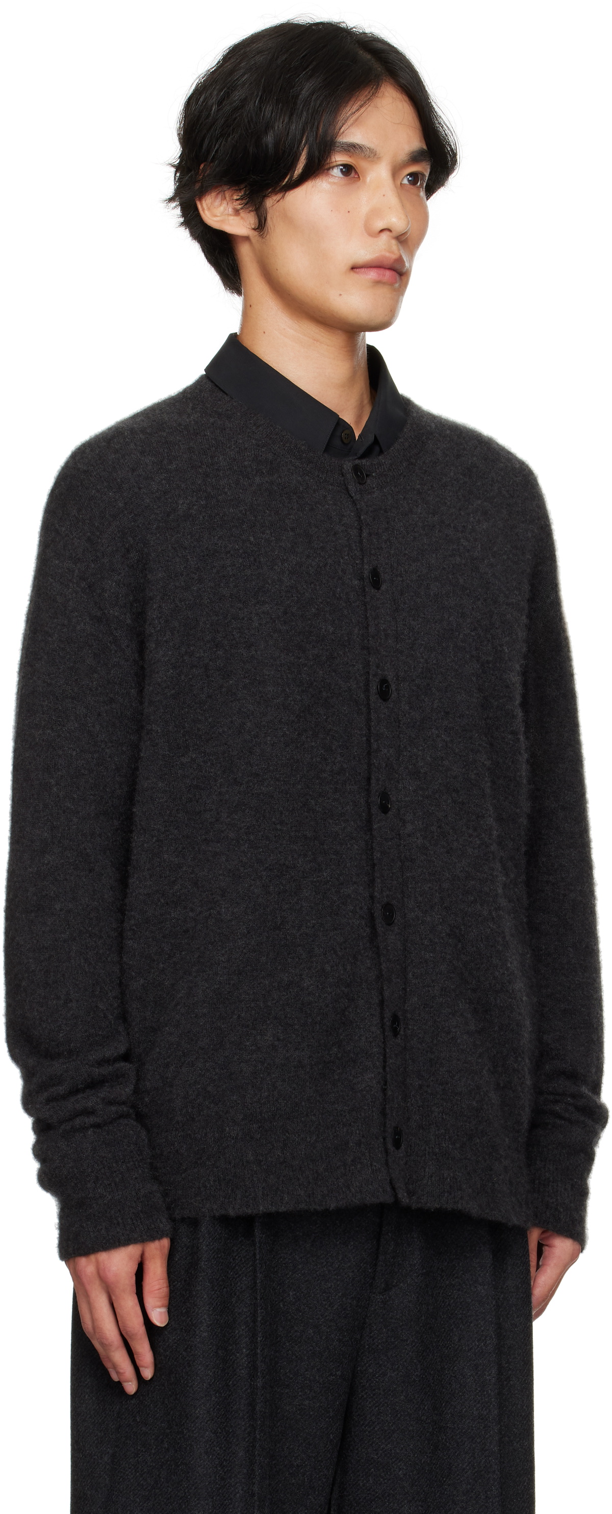 The Row Gray Danube Cardigan