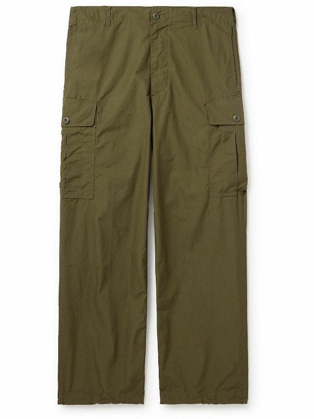 Photo: Beams Plus - Straight-Leg Cotton-Ripstop Cargo Trousers - Green