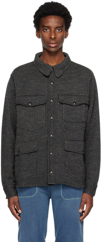 Photo: RRL Gray Jacquard Shirt