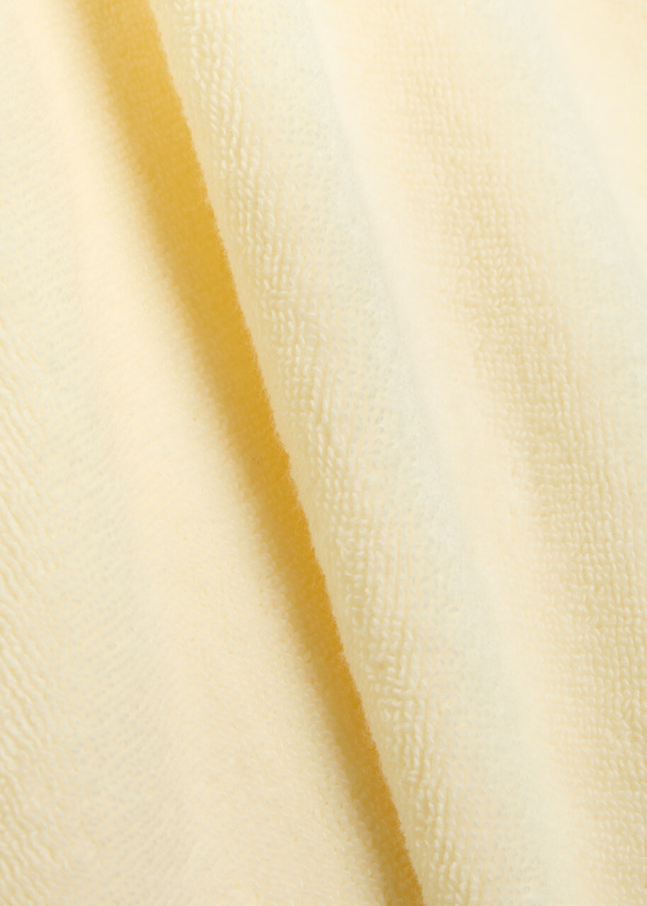 Lisa Marie Fernandez Hooded Terry Beach Poncho Cream