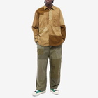 Comme des Garçons Homme Men's Patchwork Overshirt in Beige Mix