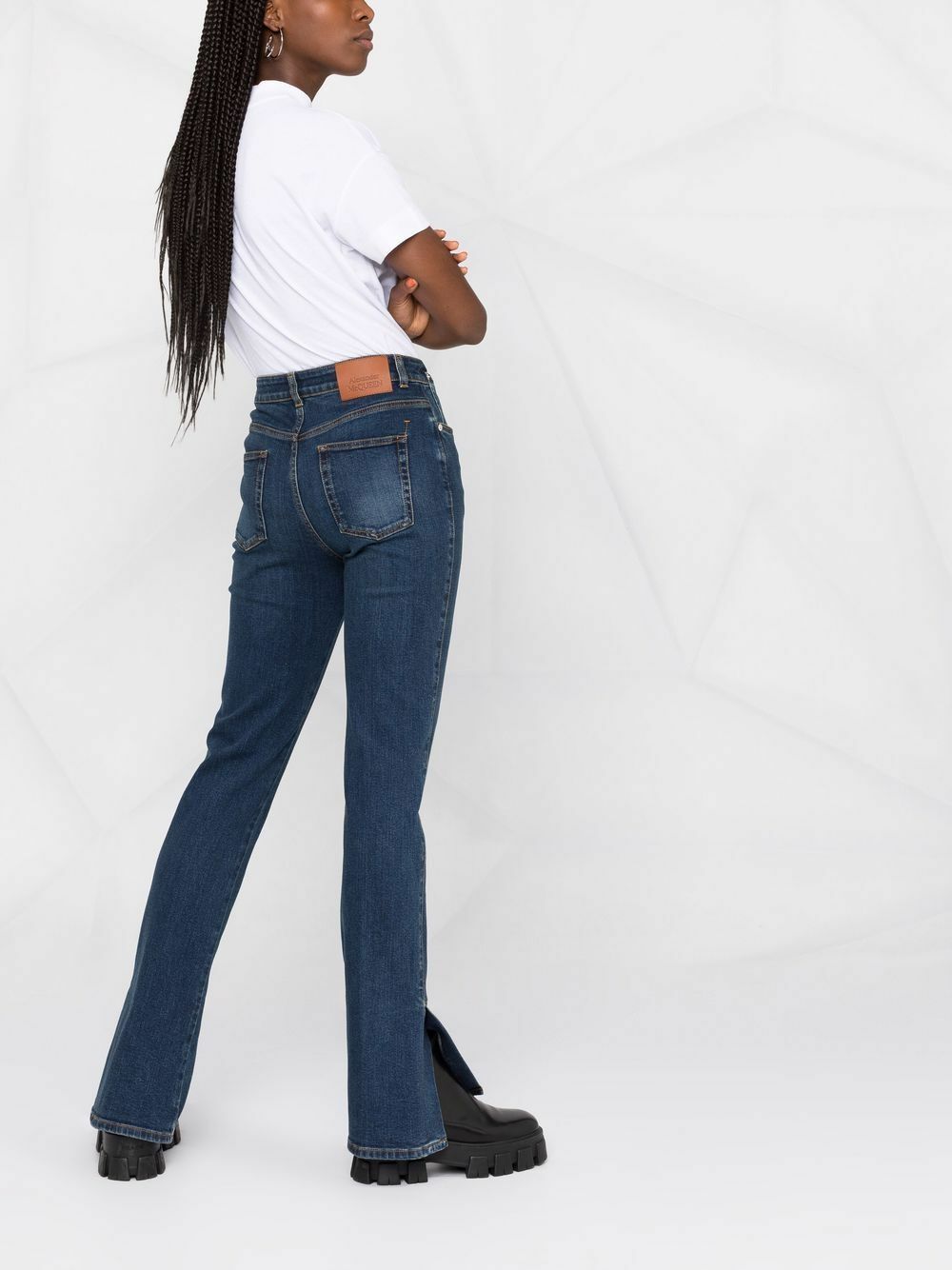ALEXANDER MCQUEEN - Denim Cotton Jeans