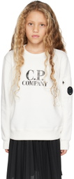 C.P. Company Kids Kids White Basic Sweatshirt