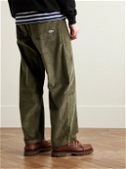 Noah - Straight-Leg Cotton-Corduroy Trousers - Green