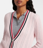 Thom Browne Cable-knit cotton cardigan