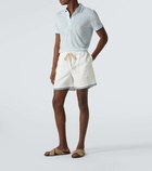 Orlebar Brown Sebastian linen jersey polo shirt