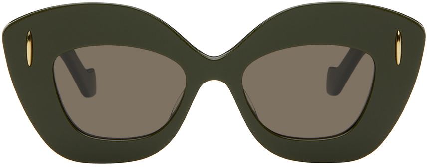 【送料&関税込】Loewe Retro Screen - Green Sunglasses LOEWE Green Retro Screen Sunglasses Loewe