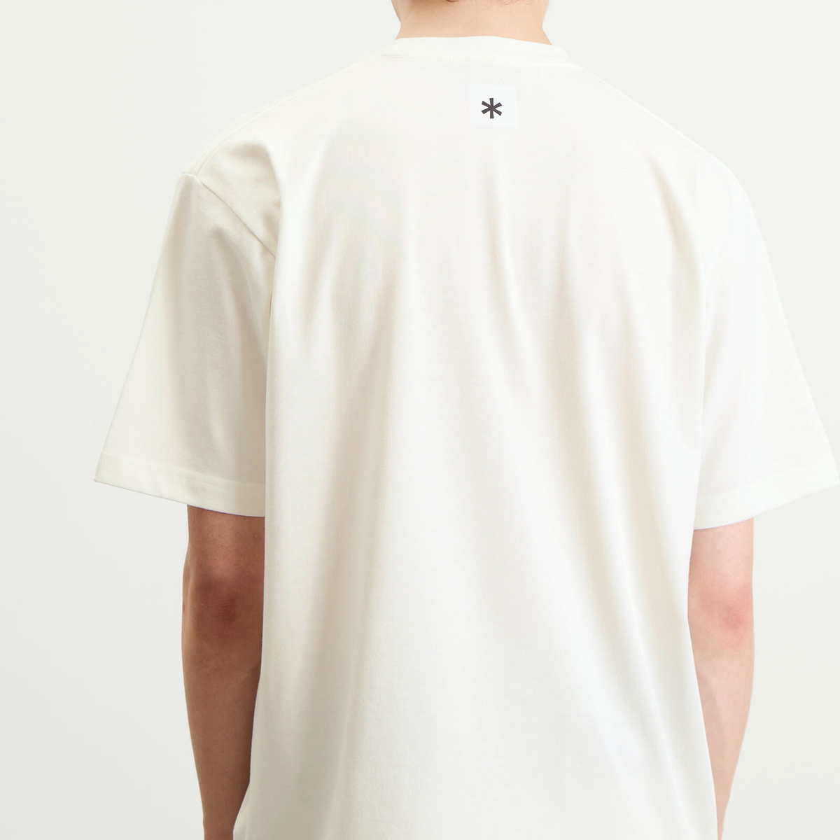 Snow Peak Men's Logo T-Shirt in Off White