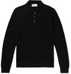 Altea - Cashmere Polo Shirt - Black