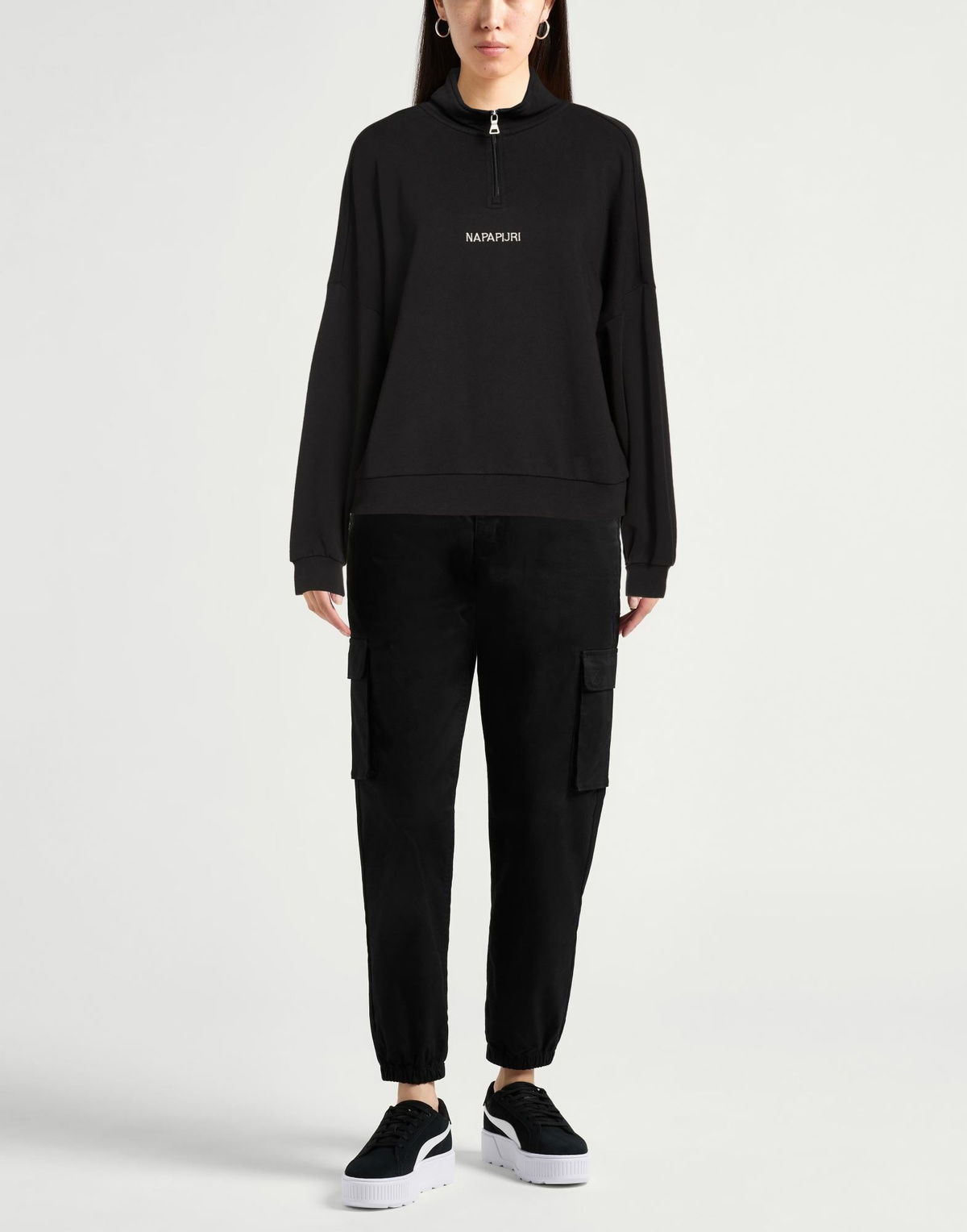 Napapijri B-pdf Hz Womens Sweatshirt in Black