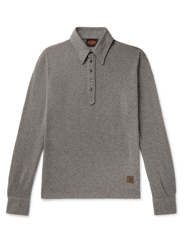Photo: Tod's - Wool-Blend Polo Shirt - Gray