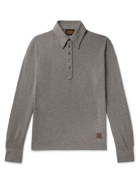 Tod's - Wool-Blend Polo Shirt - Gray