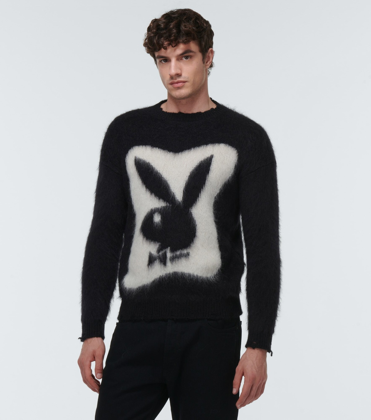 Saint Laurent - Playboy© mohair-blend sweater Saint Laurent