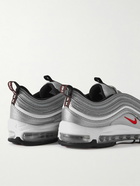 Nike - Air Max 97 Metallic Leather and Mesh Sneakers - Gray