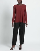 Alessia Santi Womens Top Burgundy