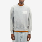 Aries Men's Aged Temple Crew Sweatshirt in Grey