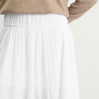 Kijun Women's Pure Pleats Maxi Skirt in Off-White