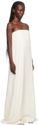 The Row Off-White Pau Maxi Dress