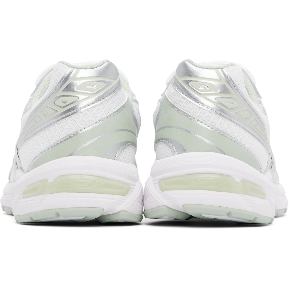 ASICS White & Green Gel-1130 Sneakers