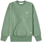 Advisory Board Crystals Men's 123 Crew Sweat in Aventurine Green