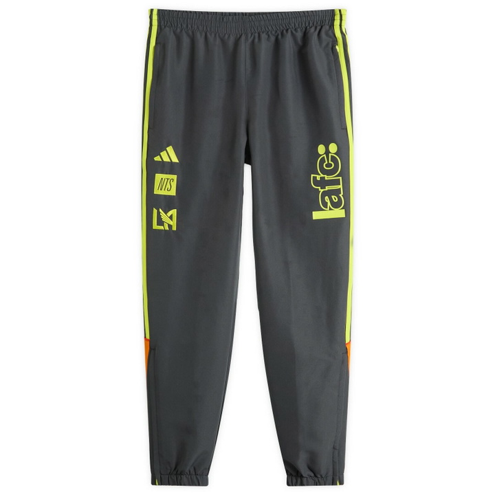 Photo: Adidas Los Angeles FC NTS Track Pant in Dark Grey
