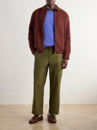 Portuguese Flannel - Aurelia Wool-Tweed Blouson Jacket - Red