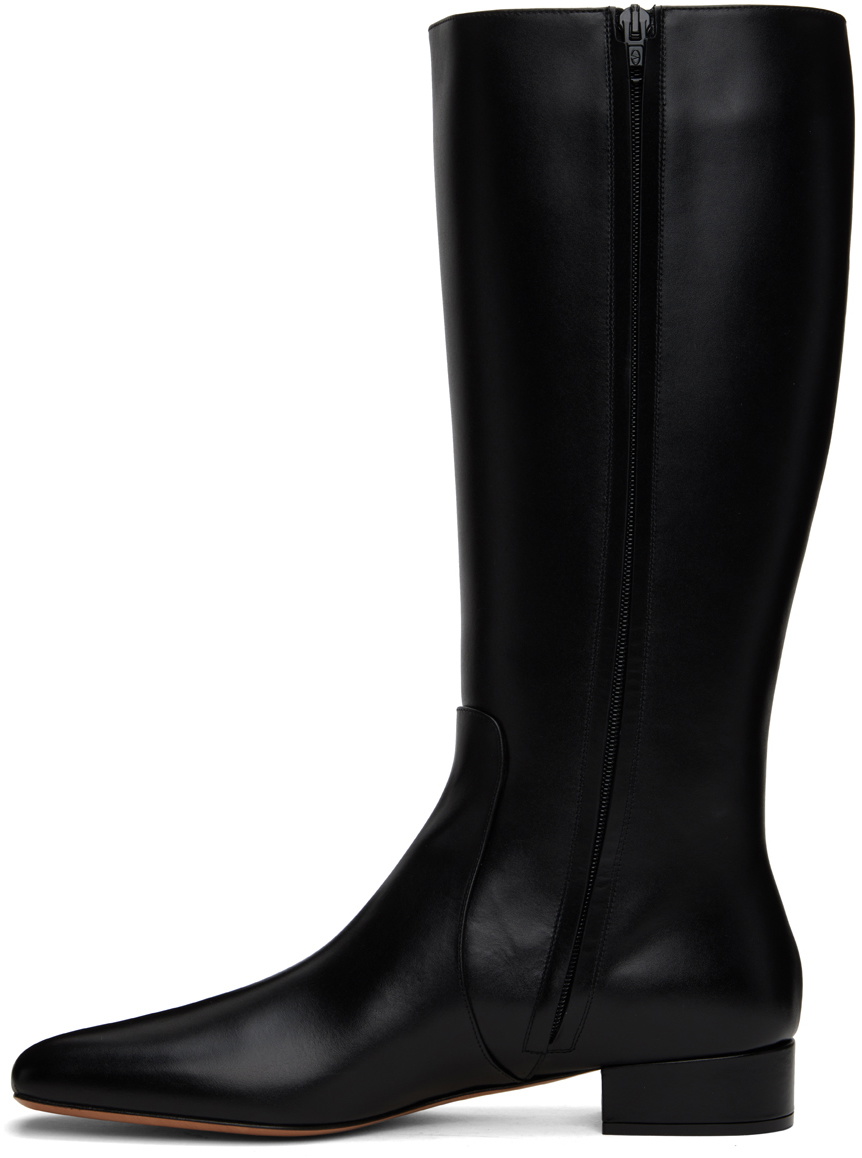 Valentino Garavani Black VLogo Tall Boots Valentino Garavani