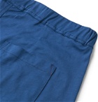 Oliver Spencer Loungewear - York Supima Cotton-Jersey Drawstring Shorts - Blue
