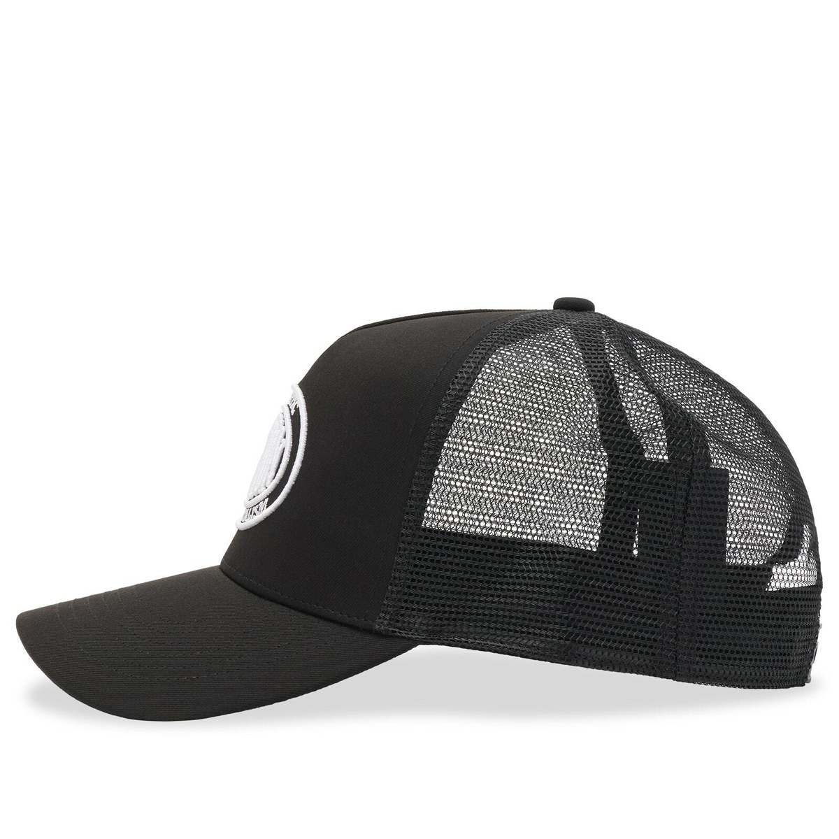 Cole Buxton CREST TRUCKER CAP in Black 