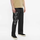 Lo-Fi x Dickies Flowers Work Pants in Black