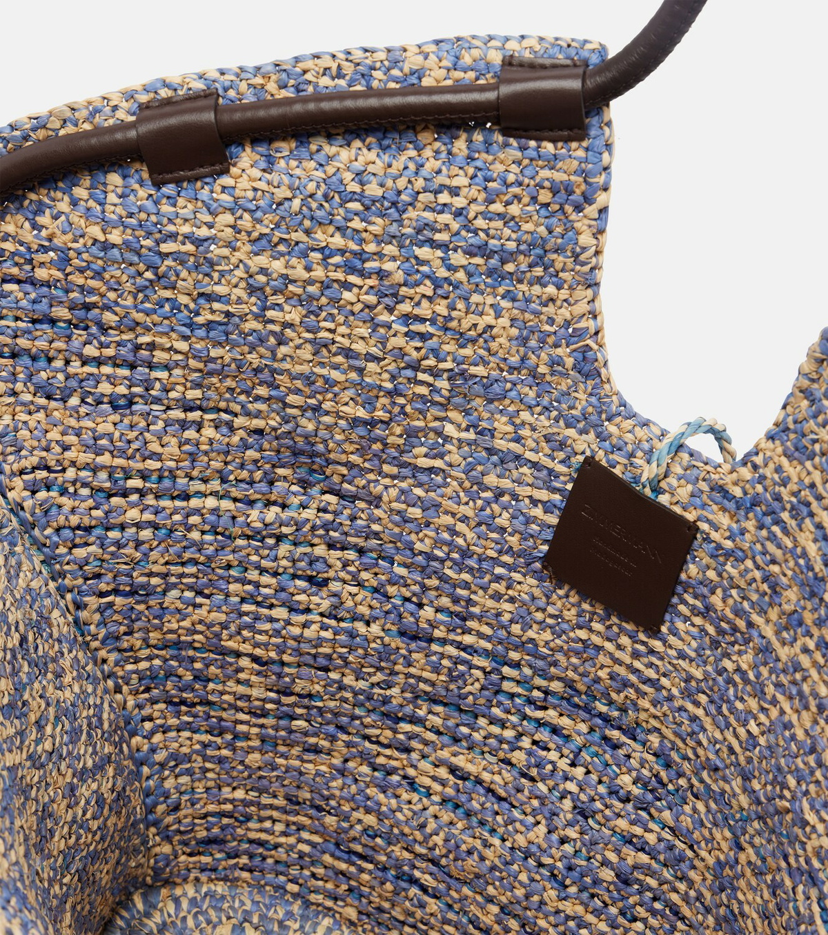 Zimmermann Goldentime Medium fringed raffia tote bag