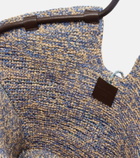 Zimmermann Goldentime Medium fringed raffia tote bag