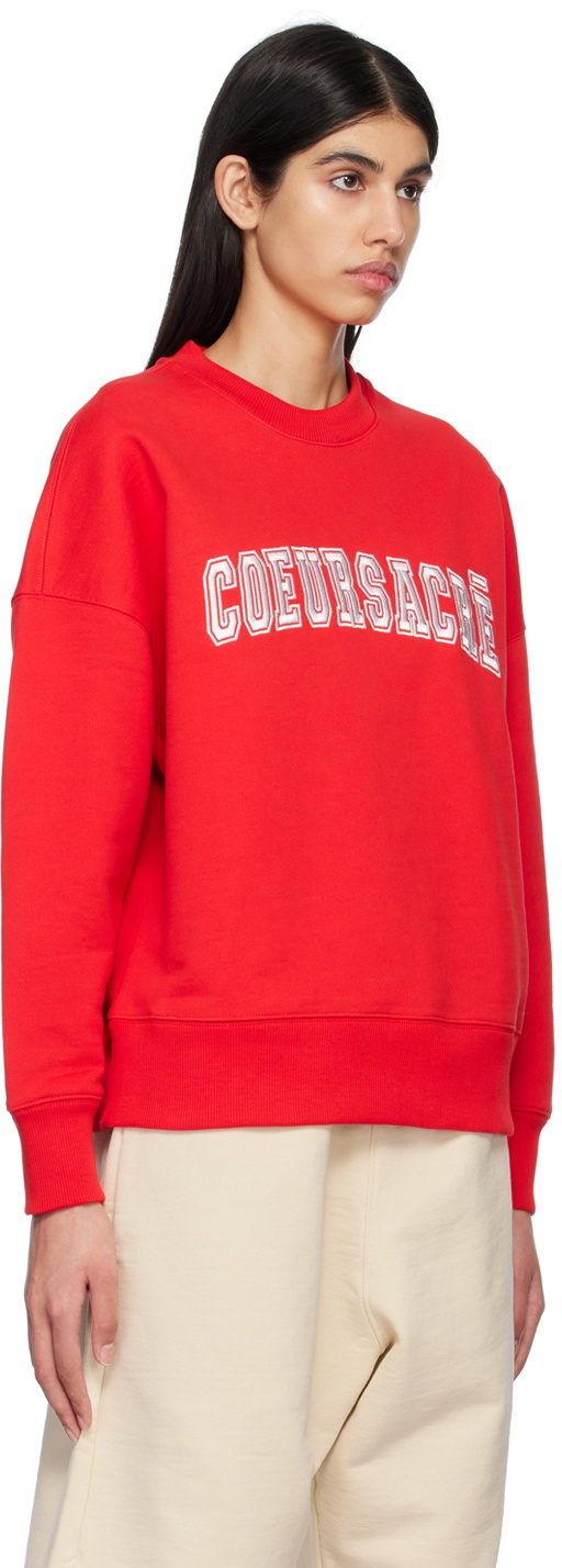 AMI Alexandre Mattiussi Red Cœur Sacré Sweatshirt