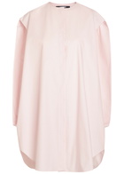 Jacquemus La Robe Berlingot Cotton-poplin Mini Shirt Dress Light Pink